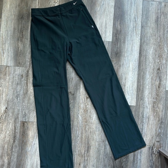Nike pants size Small 4-6 hunter green dri-fit lounge athletic pants - Picture 1 of 9
